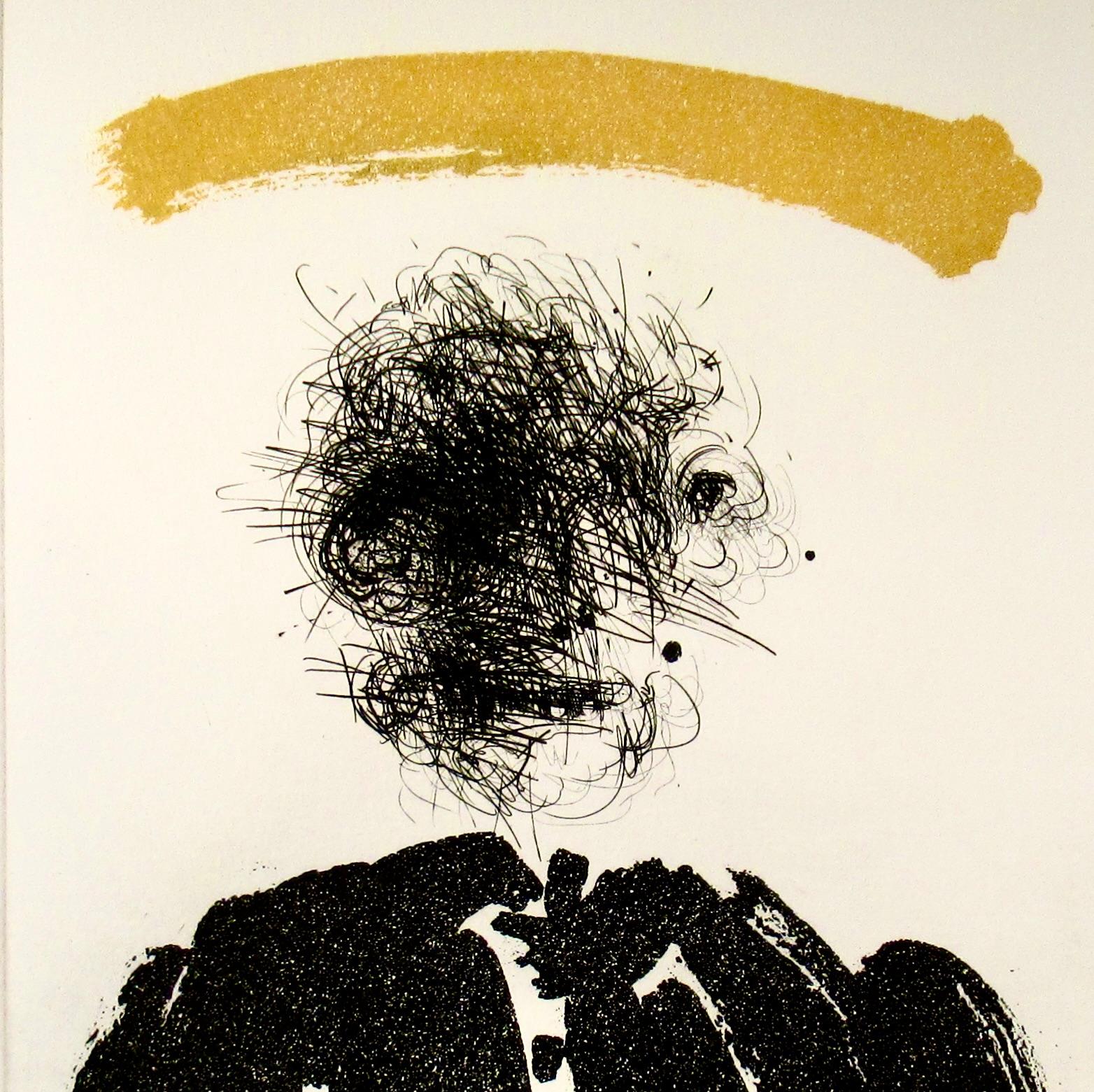 Senza titolo (Uomo) - Print Espressionismo astratto di Charles Eckart