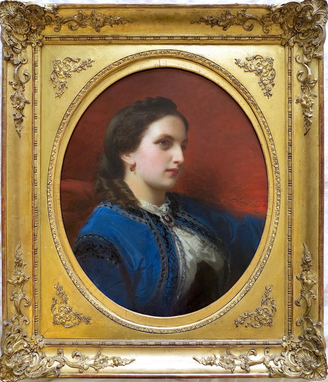 Portrait of Mary Augusta de La Barre de Nanteuil (1836 – 1862)