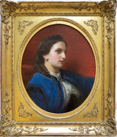 Portrait of Mary Augusta de La Barre de Nanteuil (1836 – 1862)