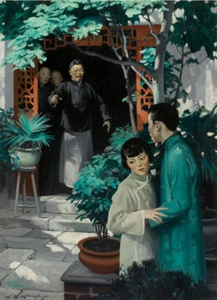 Asian Love Story  - The Good Earth - Golden Age of Illustration