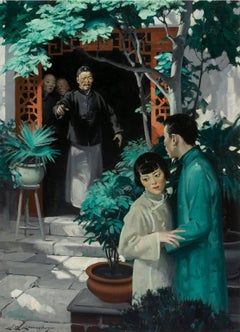 Asian Love Story  - The Good Earth - Golden Age of Illustration 