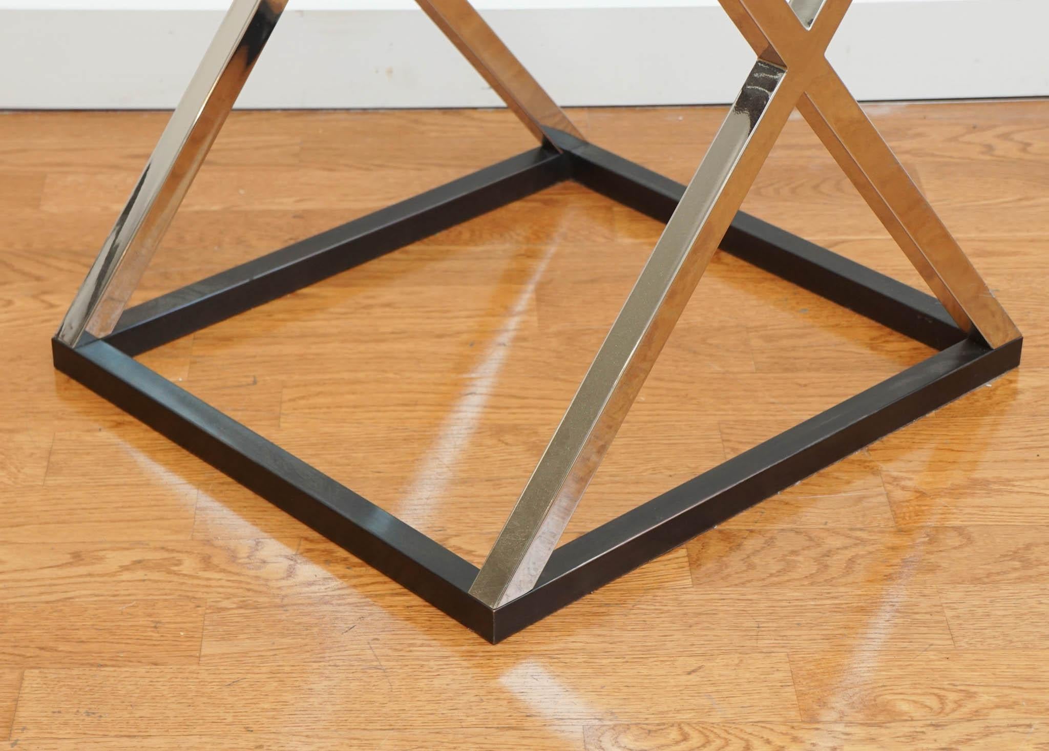 Charles Edwards Glass Side Table 2