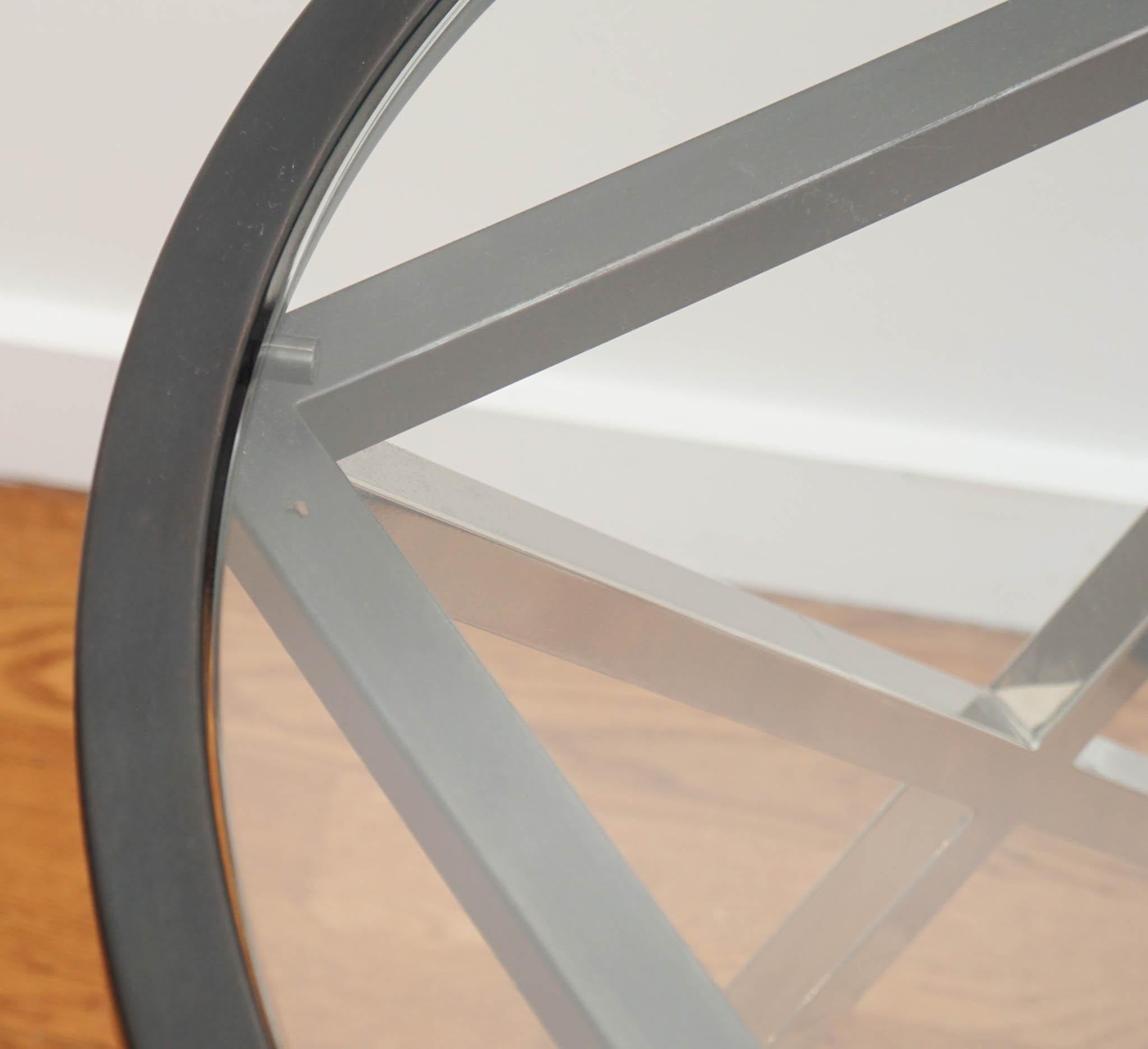 Charles Edwards Glass Side Table 3