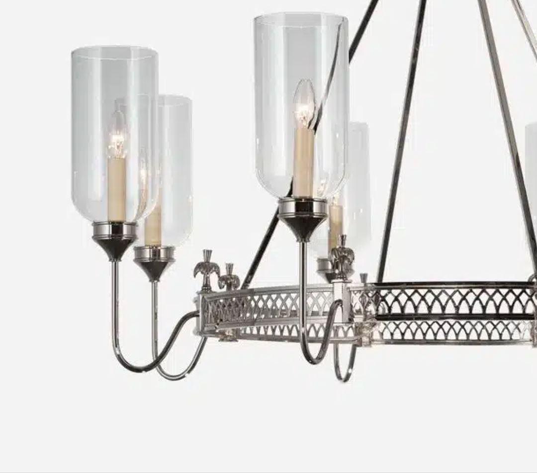 Vittoriano Lampadario a fregio rotondo di Charles Edwards in vendita