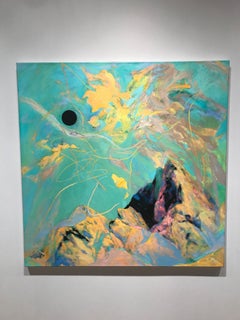 Charles Emerson, "Black Sun", 2002, oil on canvas, 42" x 42"