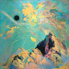 Charles Emerson, "Black Sun", 2002, oil on canvas, 42" x 42"