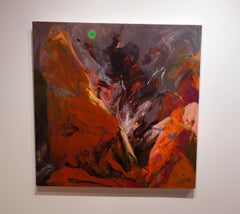 Charles Emerson, "Point Lobos", 2000, oil on canvas, 36" x 36"