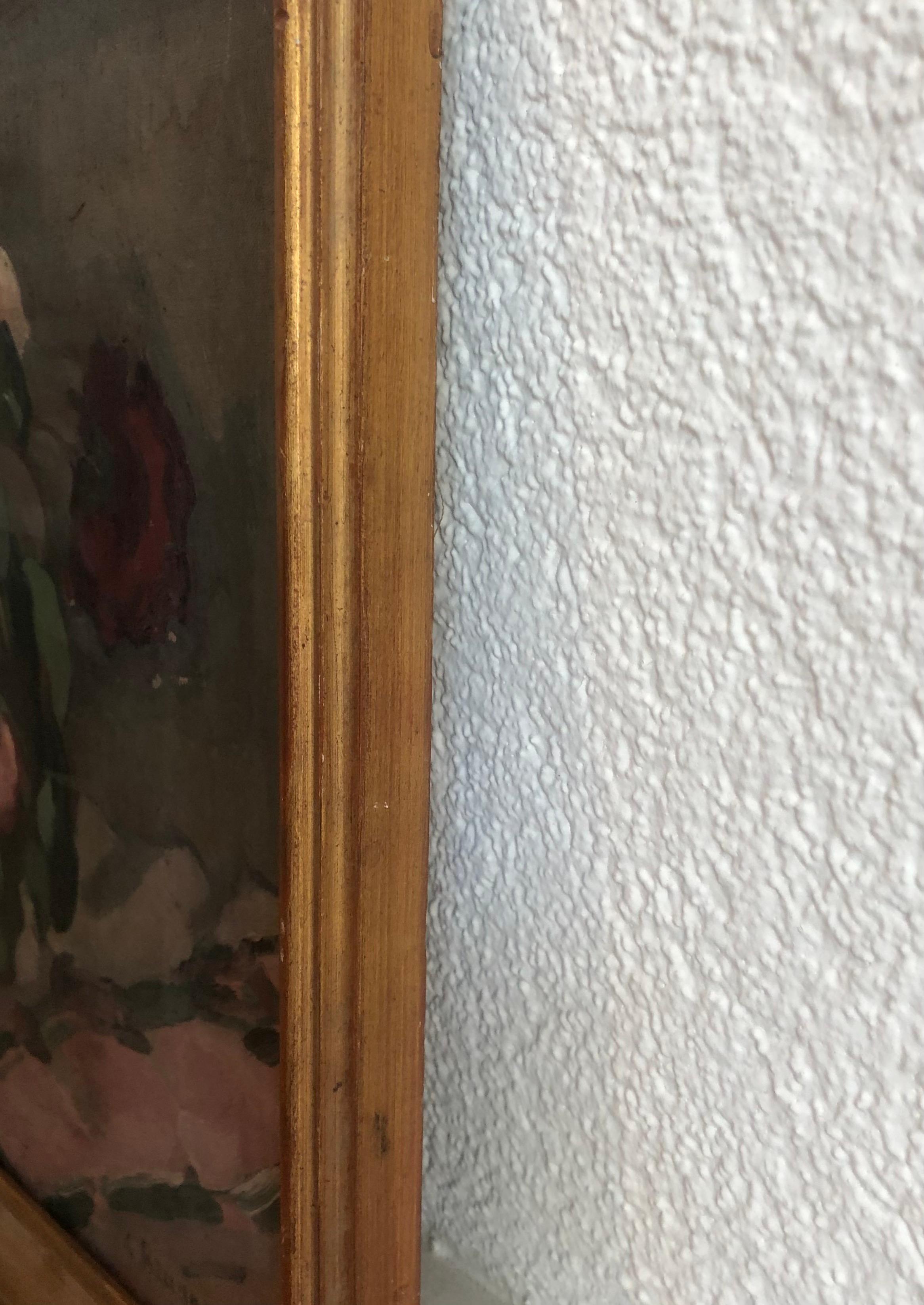 Blumenstrauß aus verwelkten Rosen im Angebot 3