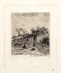 Intérieur de cour; Une cour de ferme