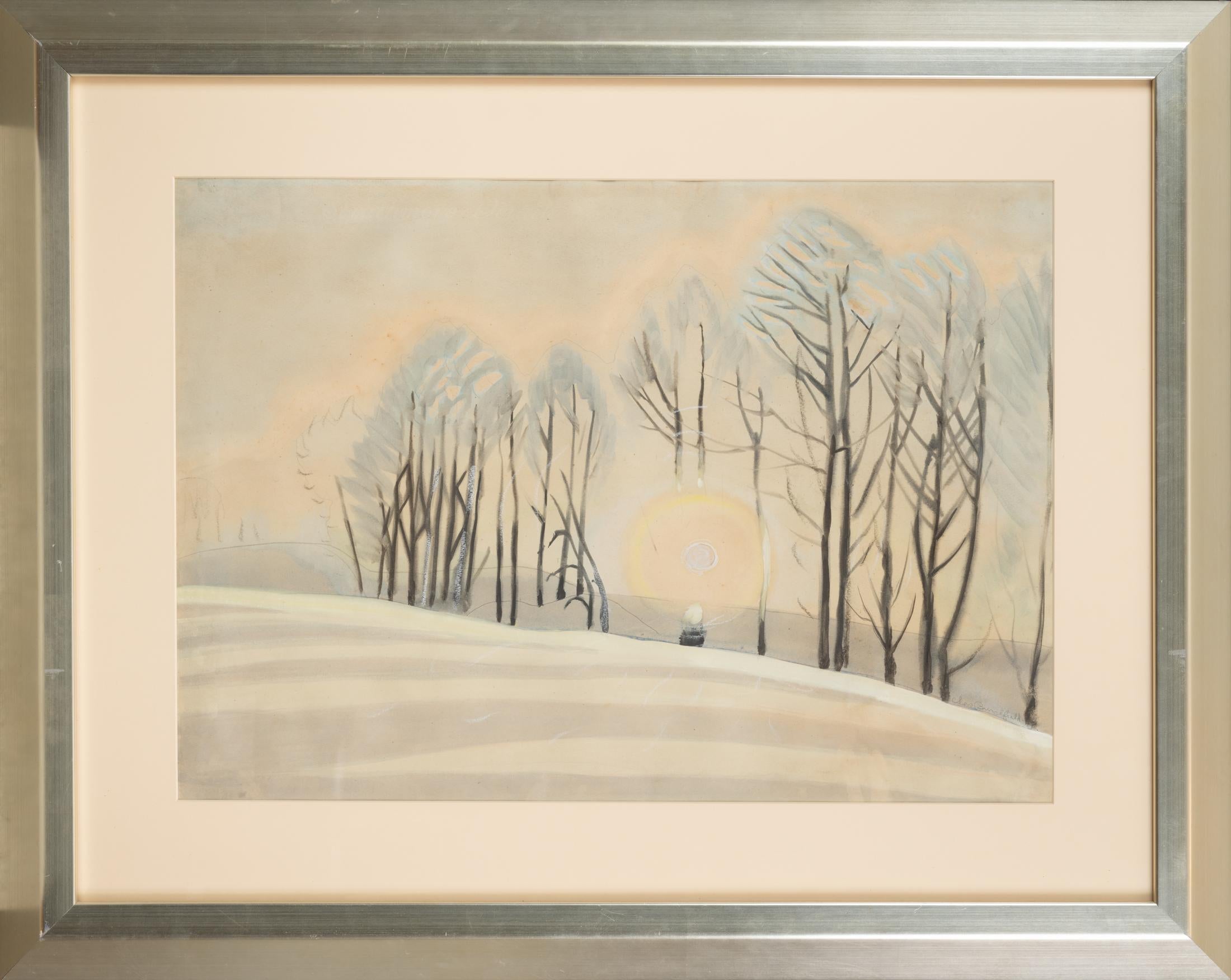 A. Winter Sun - Painting di Charles E. Burchfield