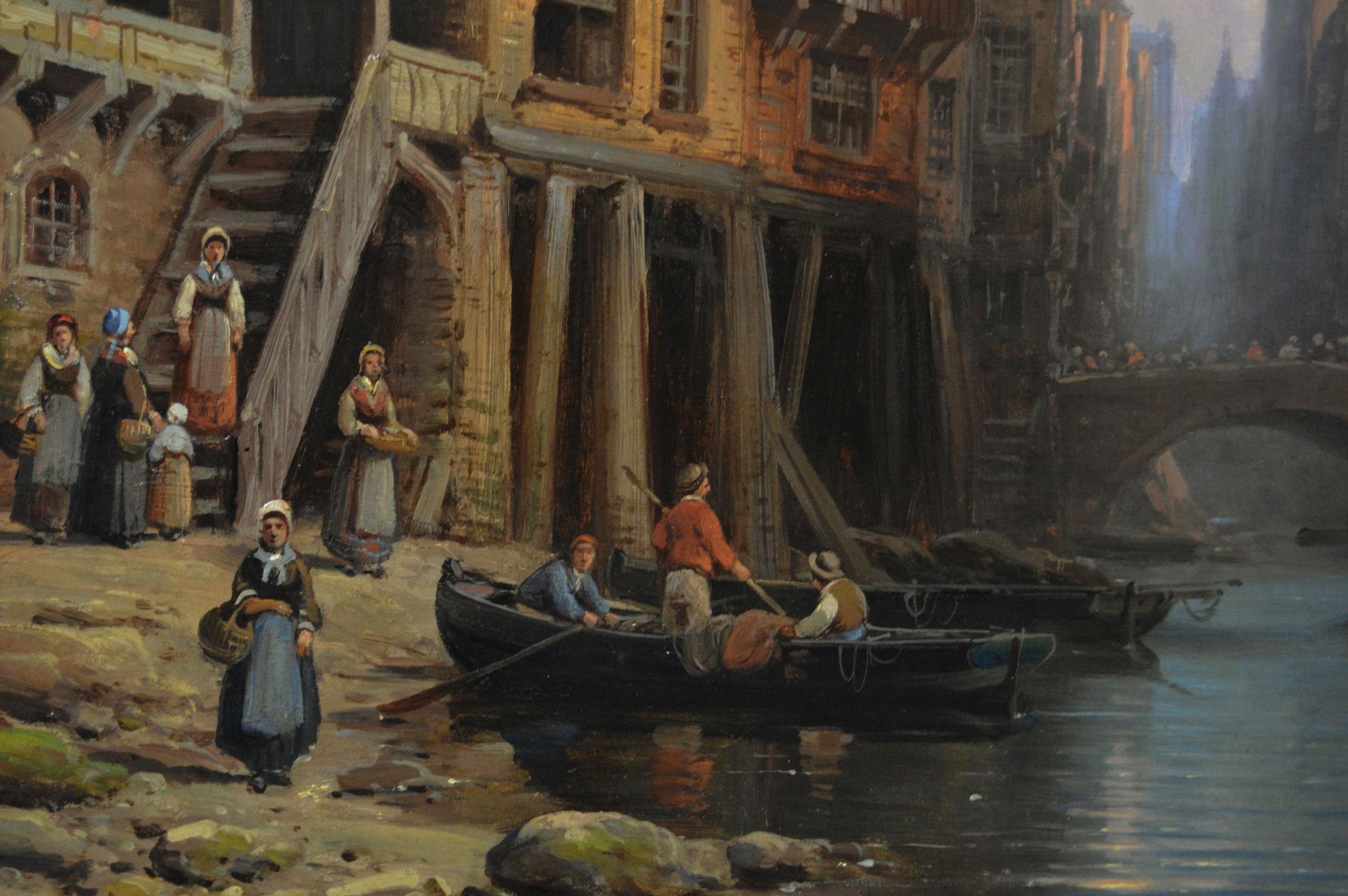 Charles Euphrasie Kuwasseg  
Francés, (1838 - 1904)
Vista de St Denis, París
Óleo sobre lienzo, firmado y fechado en 1882, transcrito a lápiz en el verso
Tamaño de la imagen: 25 pulgadas x 20,5 pulgadas
Tamaño con marco incluido: 32 pulgadas x 27,25