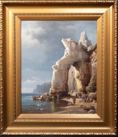 Smugglers On The Beach Landing (Smugglers On The Beach Landing), daté 1871