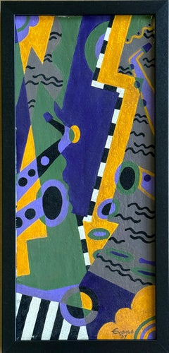 Geometric Cubist Abstract American Modernism Mid-20th Century New Hope School
