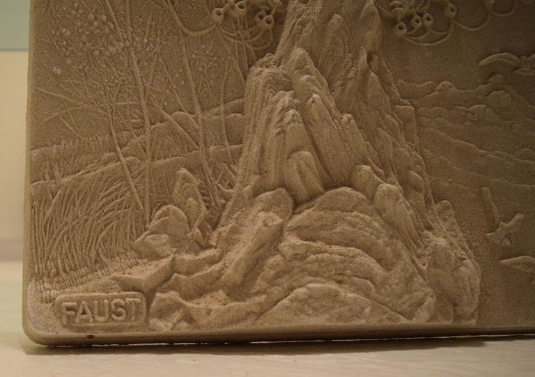 Charles Faust Sand Cast Wall Sculpture at 1stDibs charles faust