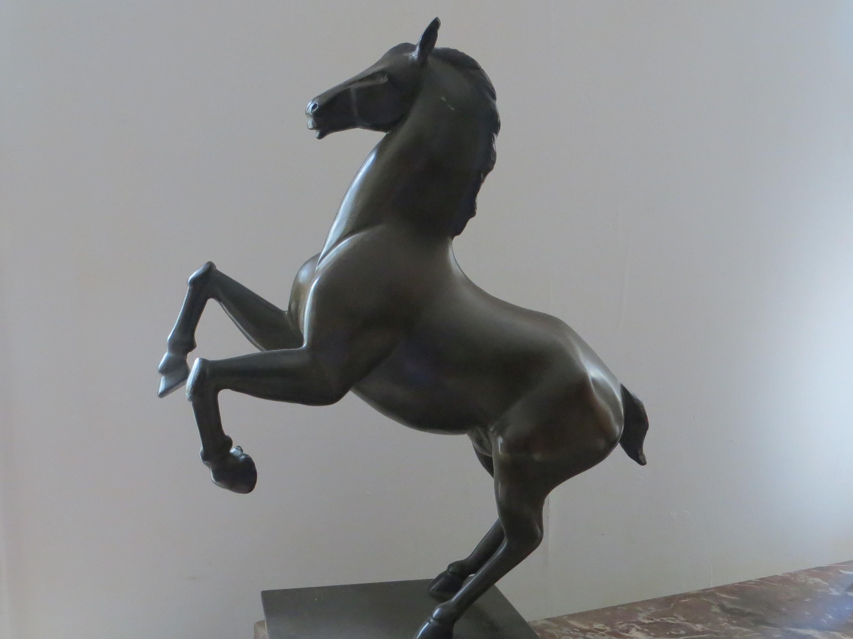 Horse - Sculpture by Charles Favart 