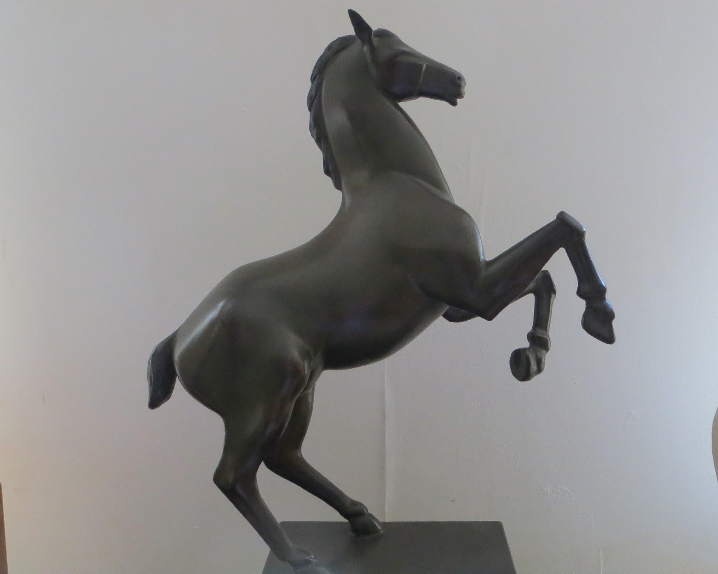 Horse - Contemporary Sculpture by Charles Favart 