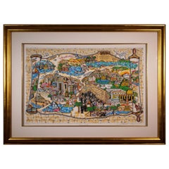 Charles Fazzino a Dream for Peace 3D Serigraph Signed 155/400