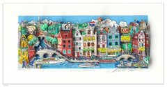 Alluring Amsterdam, Charles Fazzino
