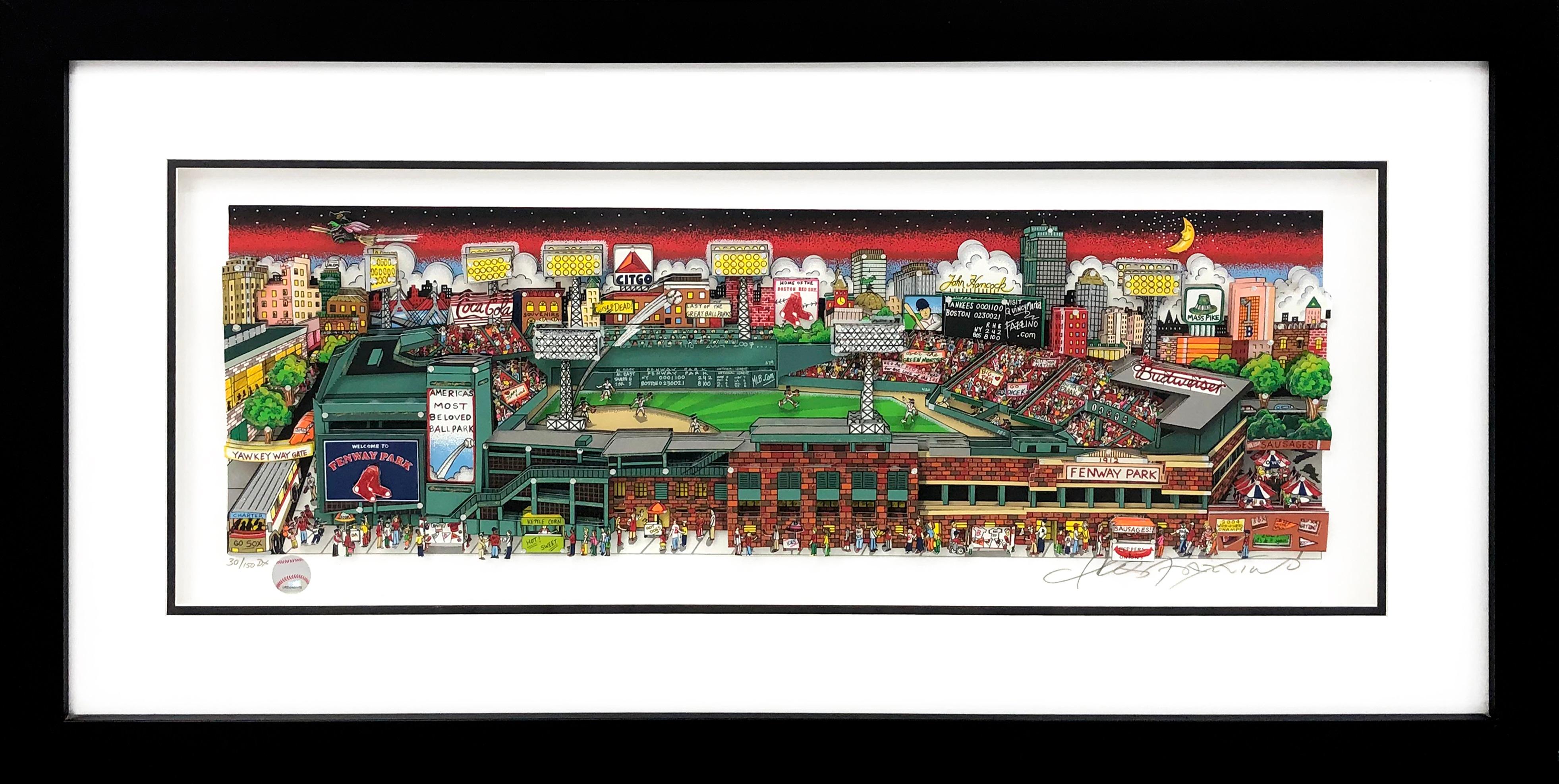 Fenway Park: The Pride of Boston (3D Mixed Media) - Mixed Media Art by Charles Fazzino