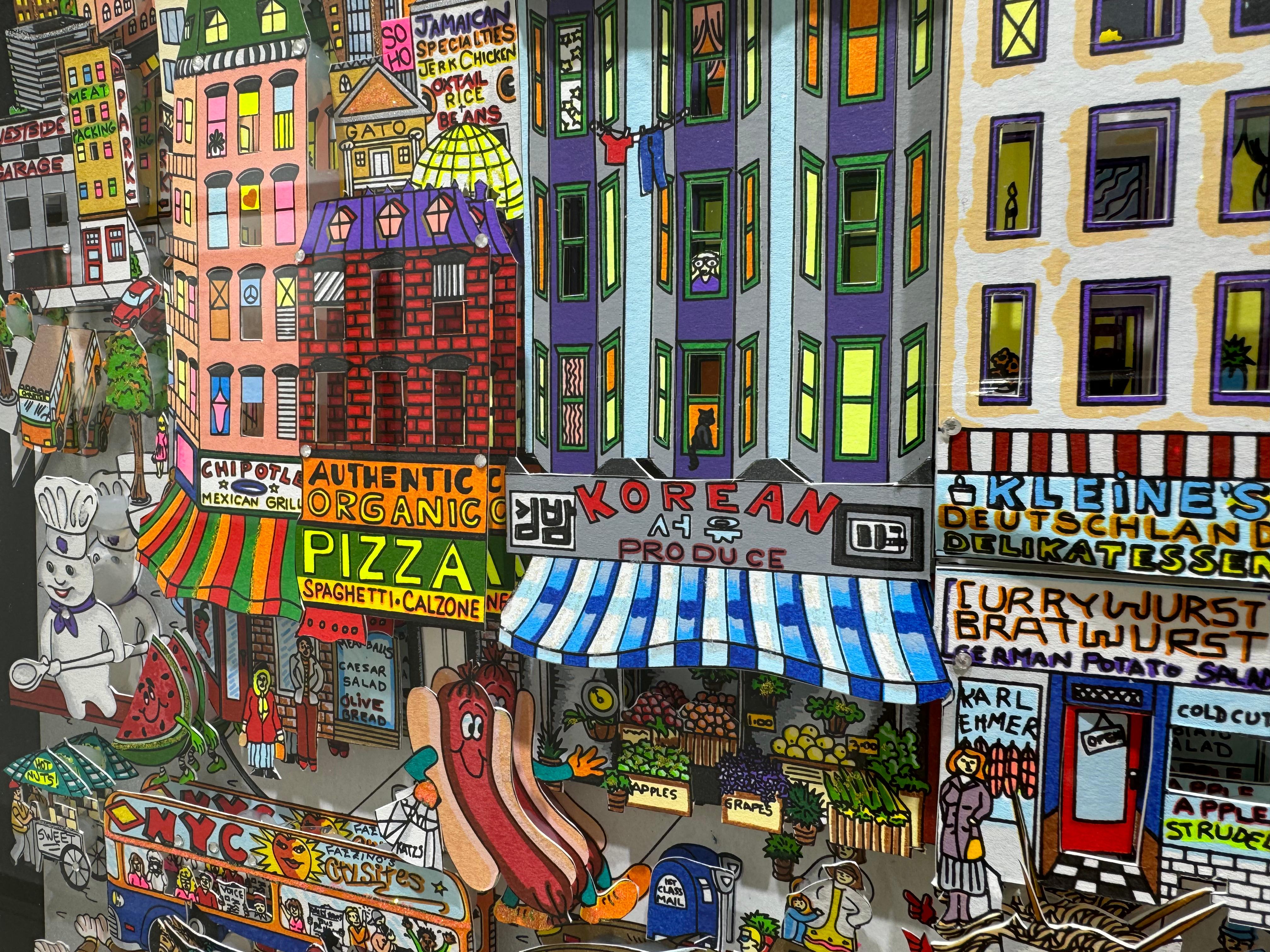 Get a taste of the world in NYC, Charles Fazzino For Sale 1