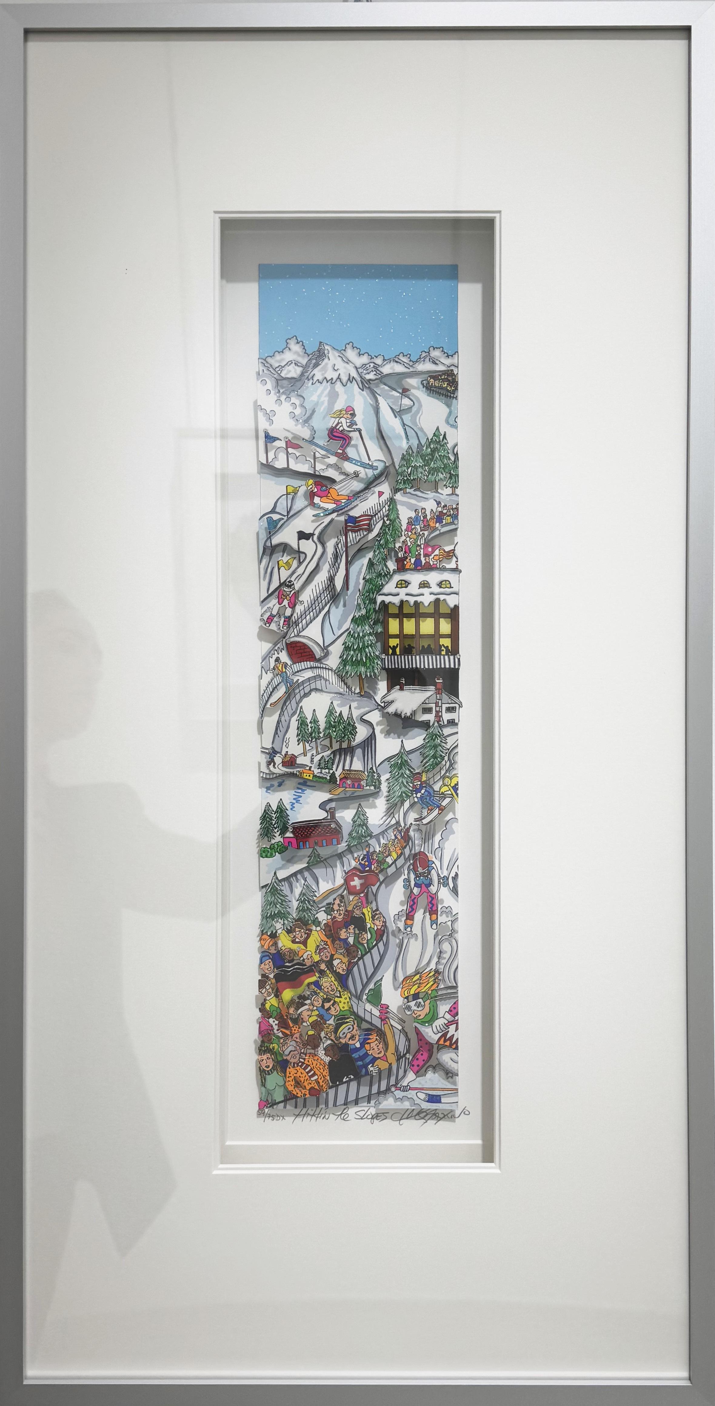 Hitting the Slopes, Charles Fazzino For Sale 1