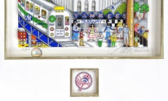 Forza Yankees, serigrafia 3D con tecnica mista, edizione firmata di 200 copie, 76 x 58 cm