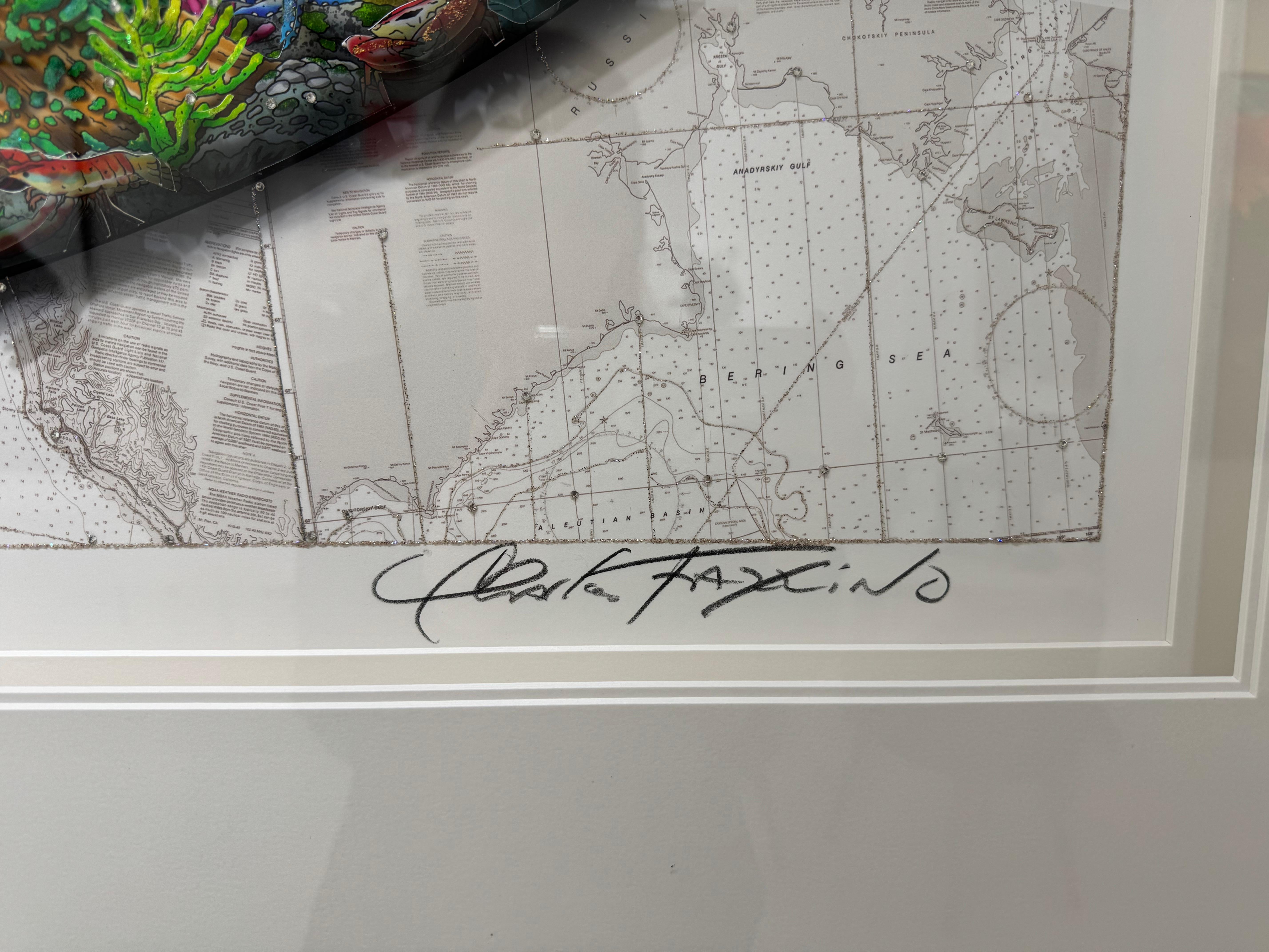 Our oceans, the tides of life, Charles Fazzino For Sale 4