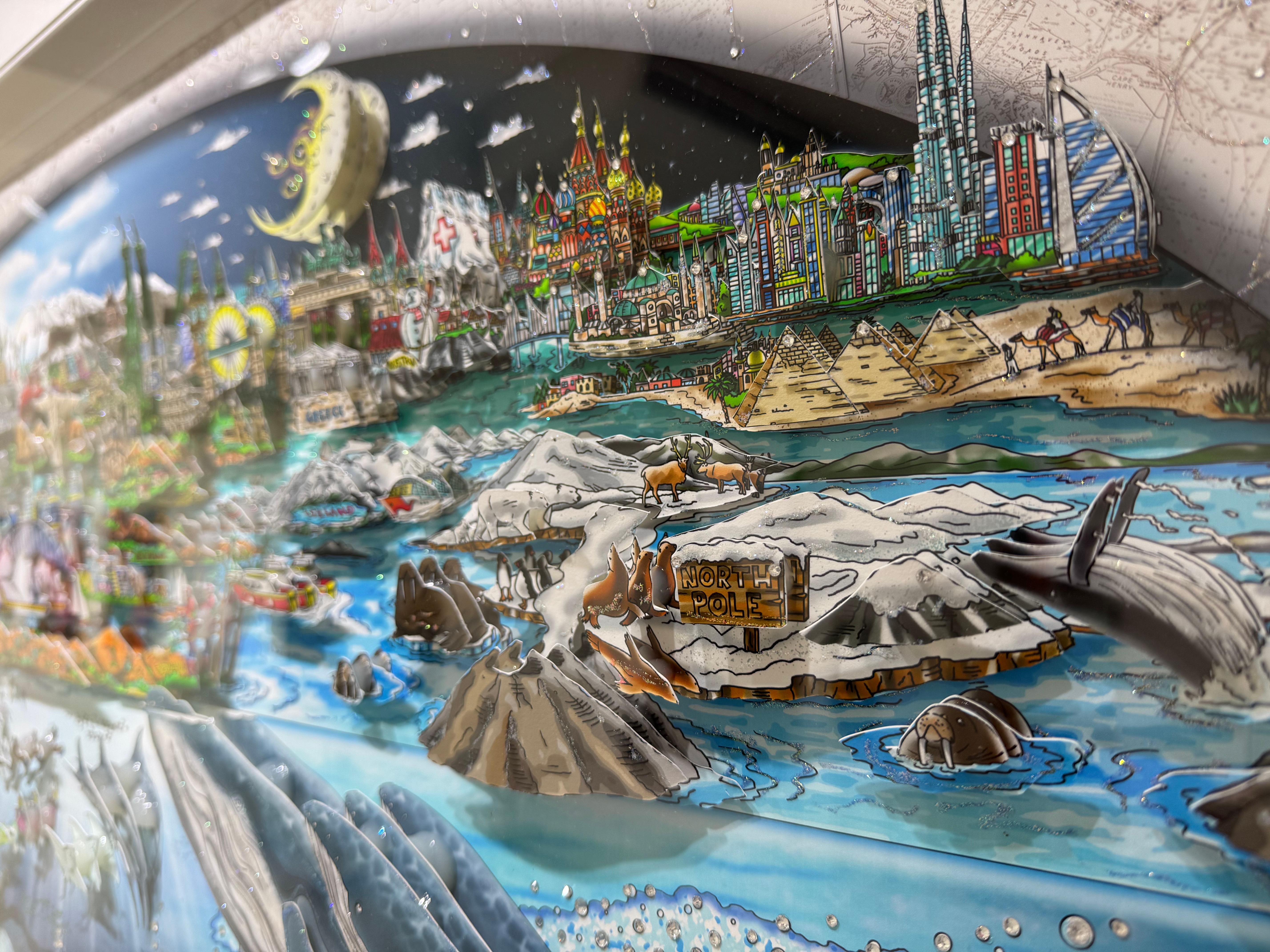 Our oceans, the tides of life, Charles Fazzino For Sale 6