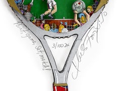 Point, Game, Set, Match! (signed 3D mixed media with remarque)
