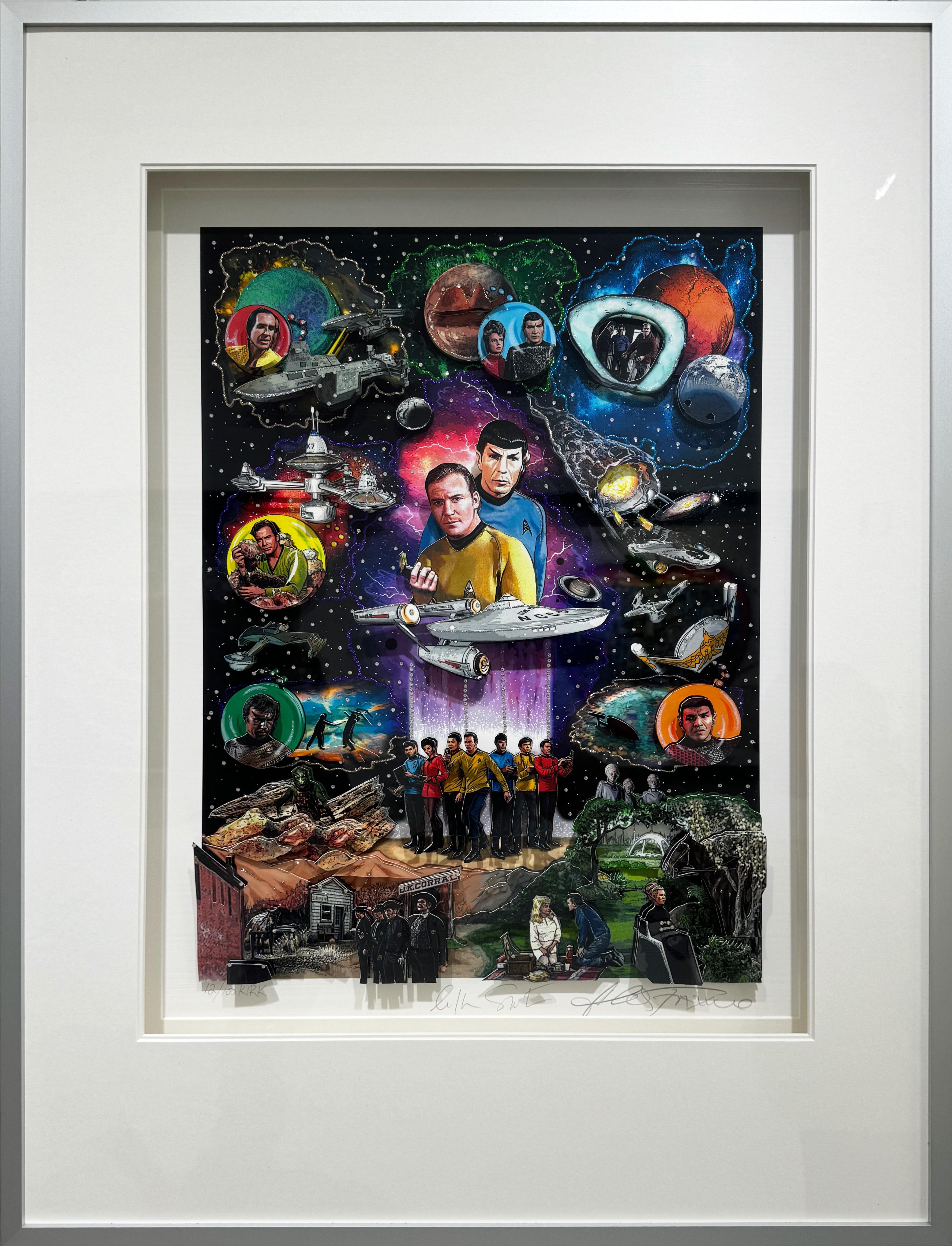 Star Trek: The Beginning – A 3D Silkscreen by Charles Fazzino (Edition: 12/100KIRK – William Shatner Edition)
Artist: Charles Fazzino
Title: Star Trek: The Beginning
Medium: 3D Silkscreen on Paper
Edition: 12/100KIRK (William Shatner