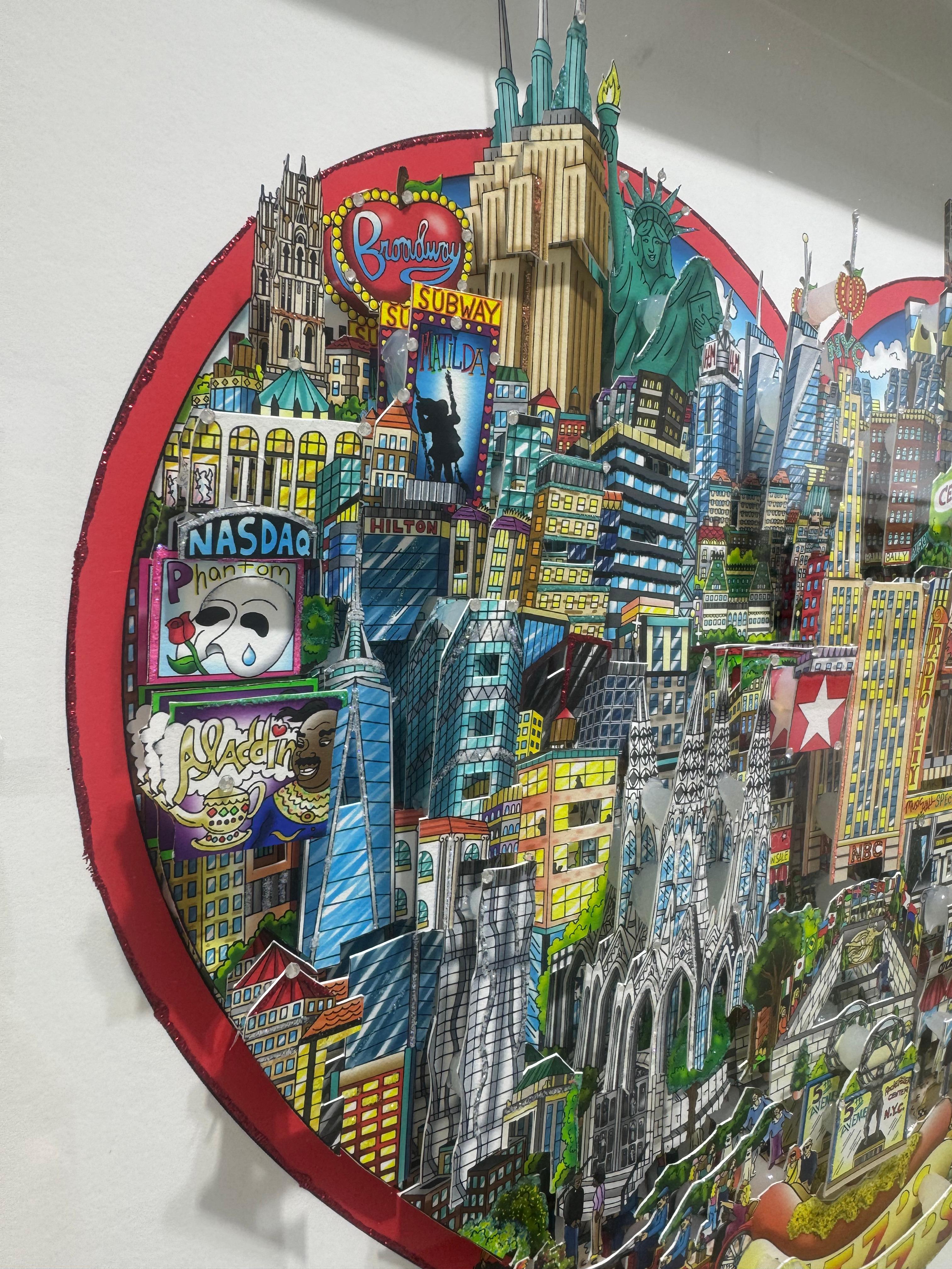 You're are in the heart of Manhattan, Charles Fazzino For Sale 1