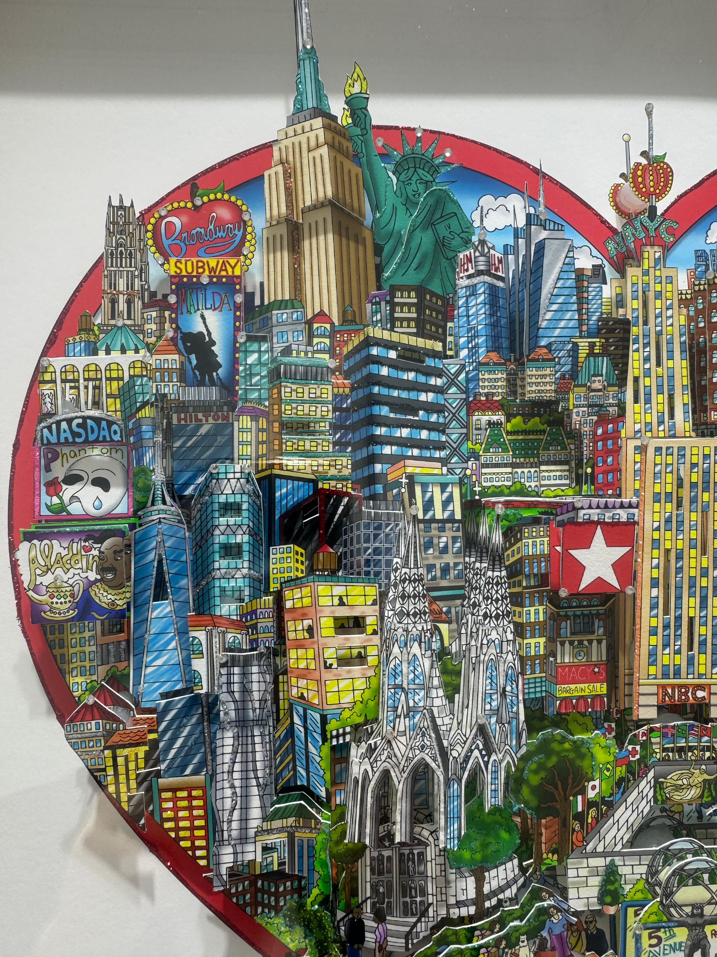 You're are in the heart of Manhattan, Charles Fazzino For Sale 2