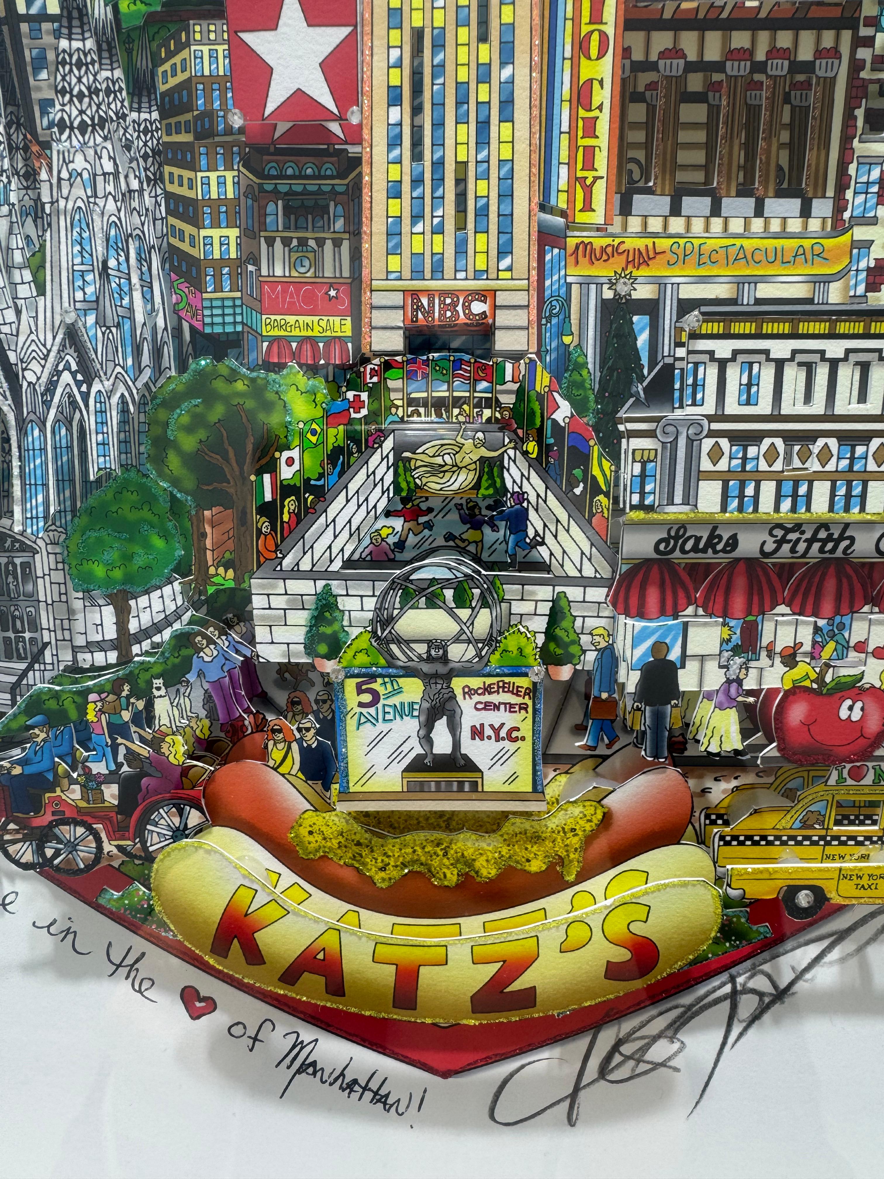 You're are in the heart of Manhattan, Charles Fazzino For Sale 4