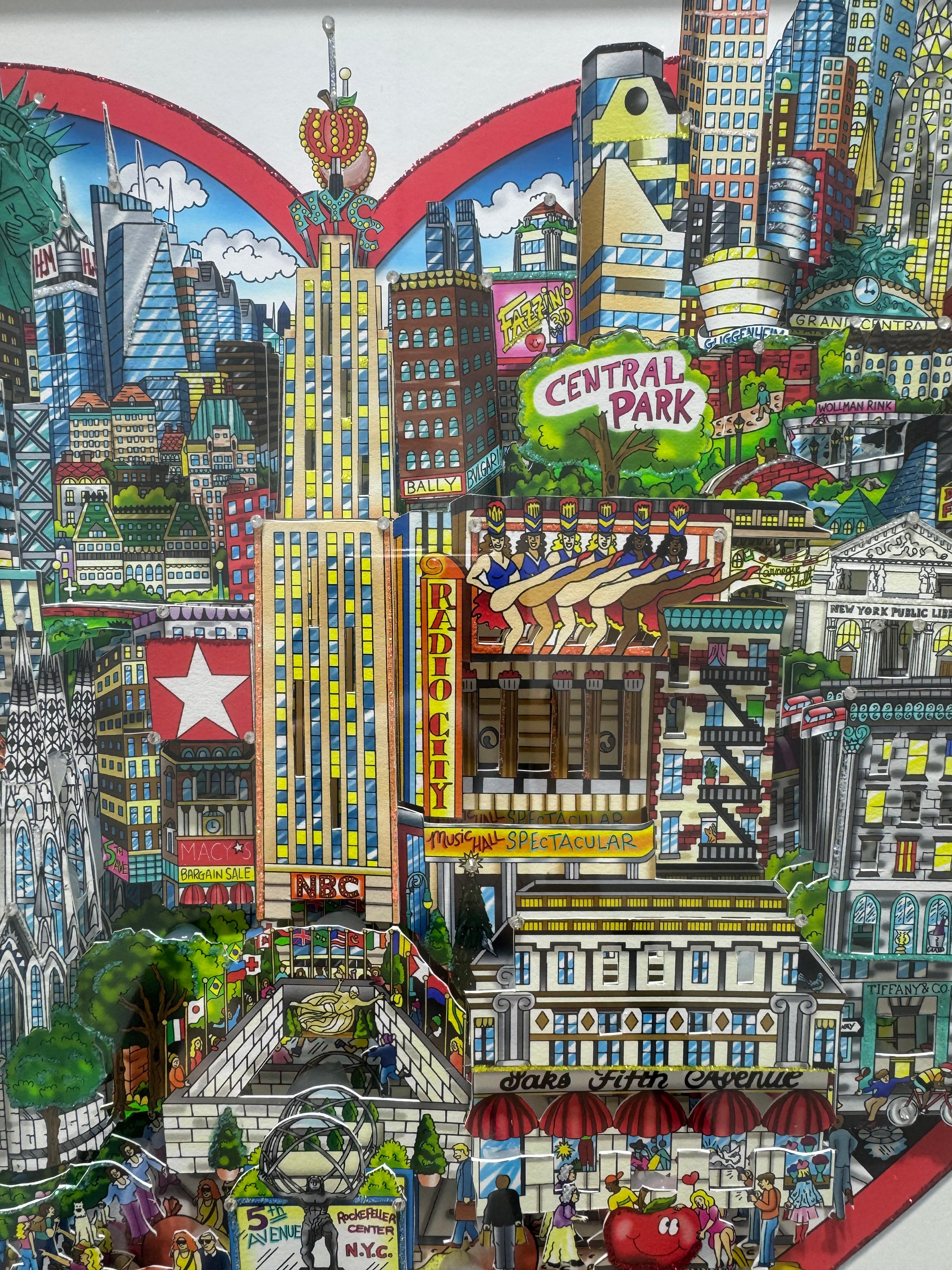 You're are in the heart of Manhattan, Charles Fazzino For Sale 6