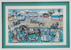 Charles Fazzino, 'Lifes A Horse Race', Hand Signed & Numbered, Framed 3D Art