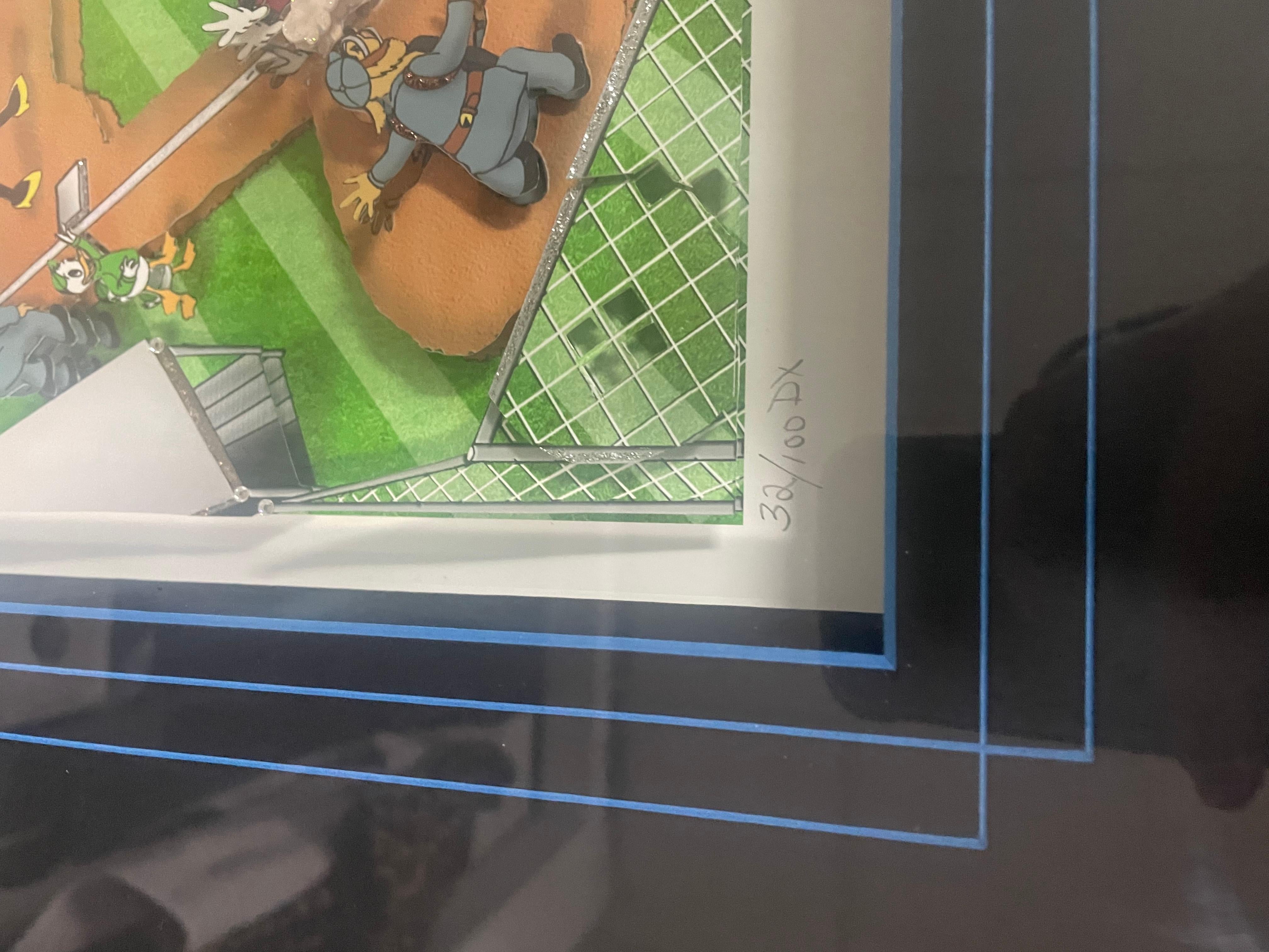 Se trata de una litografía 3D de Charles Fazzino firmada y numerada. En buen estado medidas 27x23