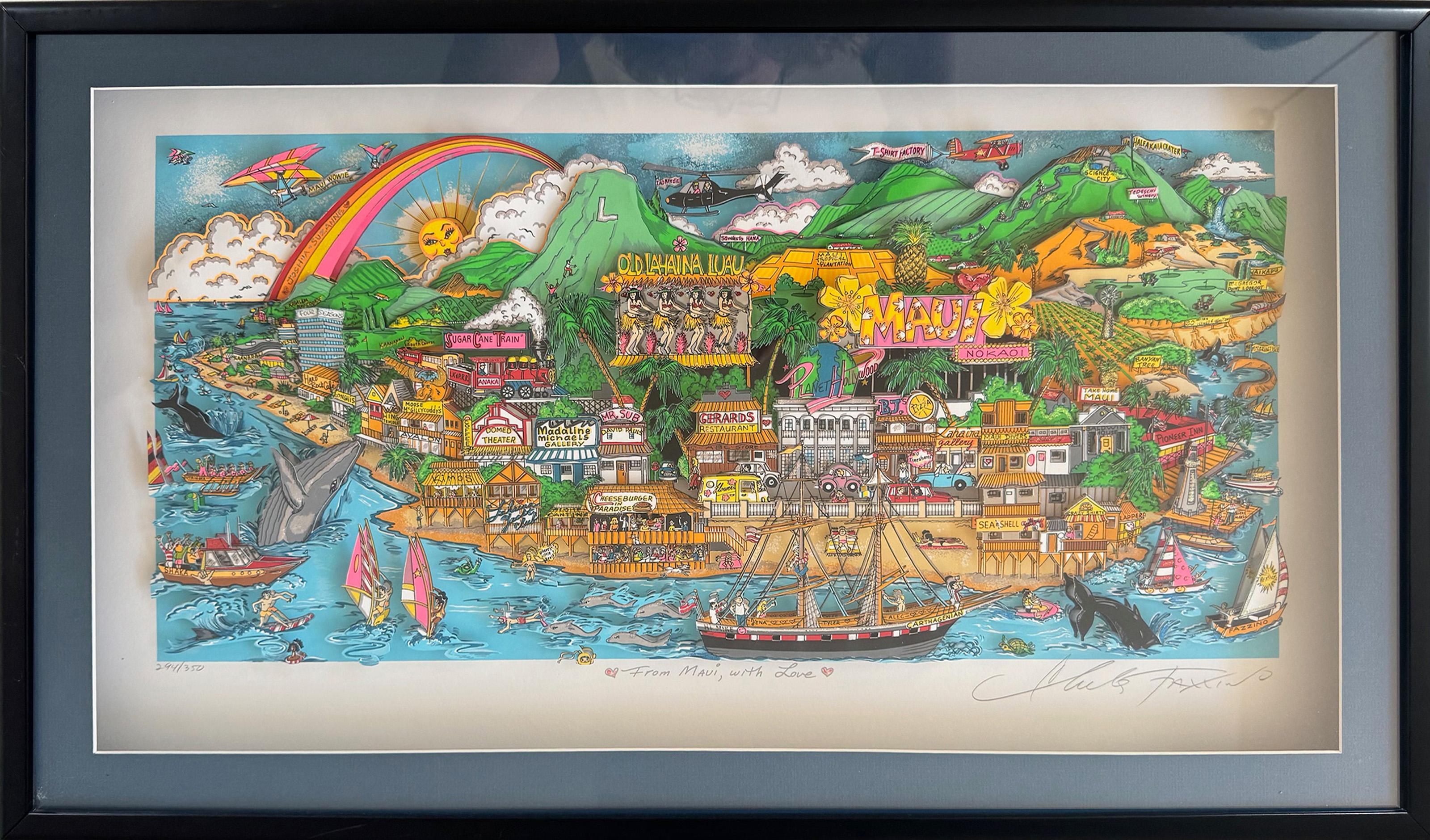 From Maui with Love, Pop Art Screenprint by Charles Fazzino