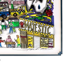 Great White Way (Large 3D Mixed Media)