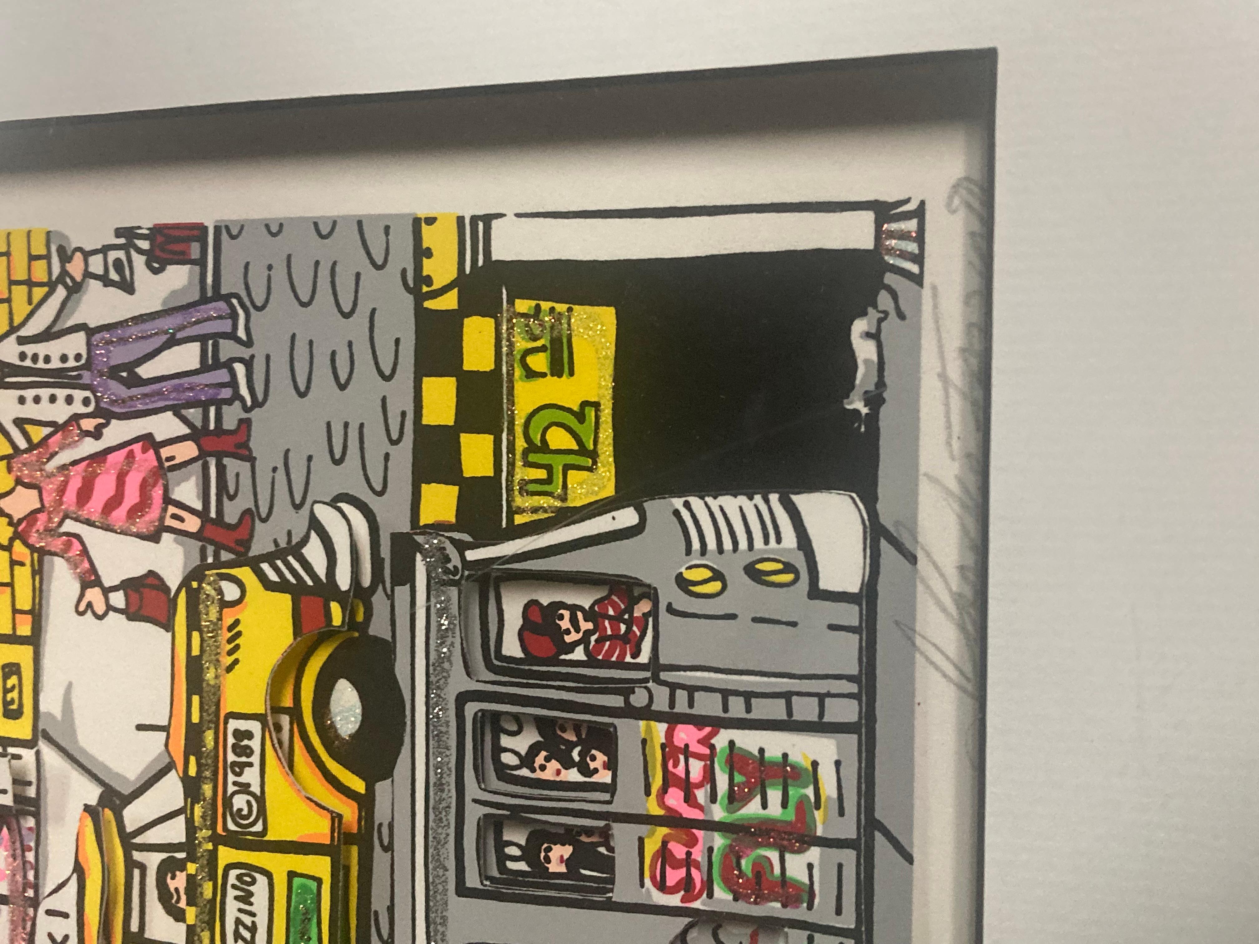 Made in 1987 in good condition measures 30x26. Signed and numbered 3d . 