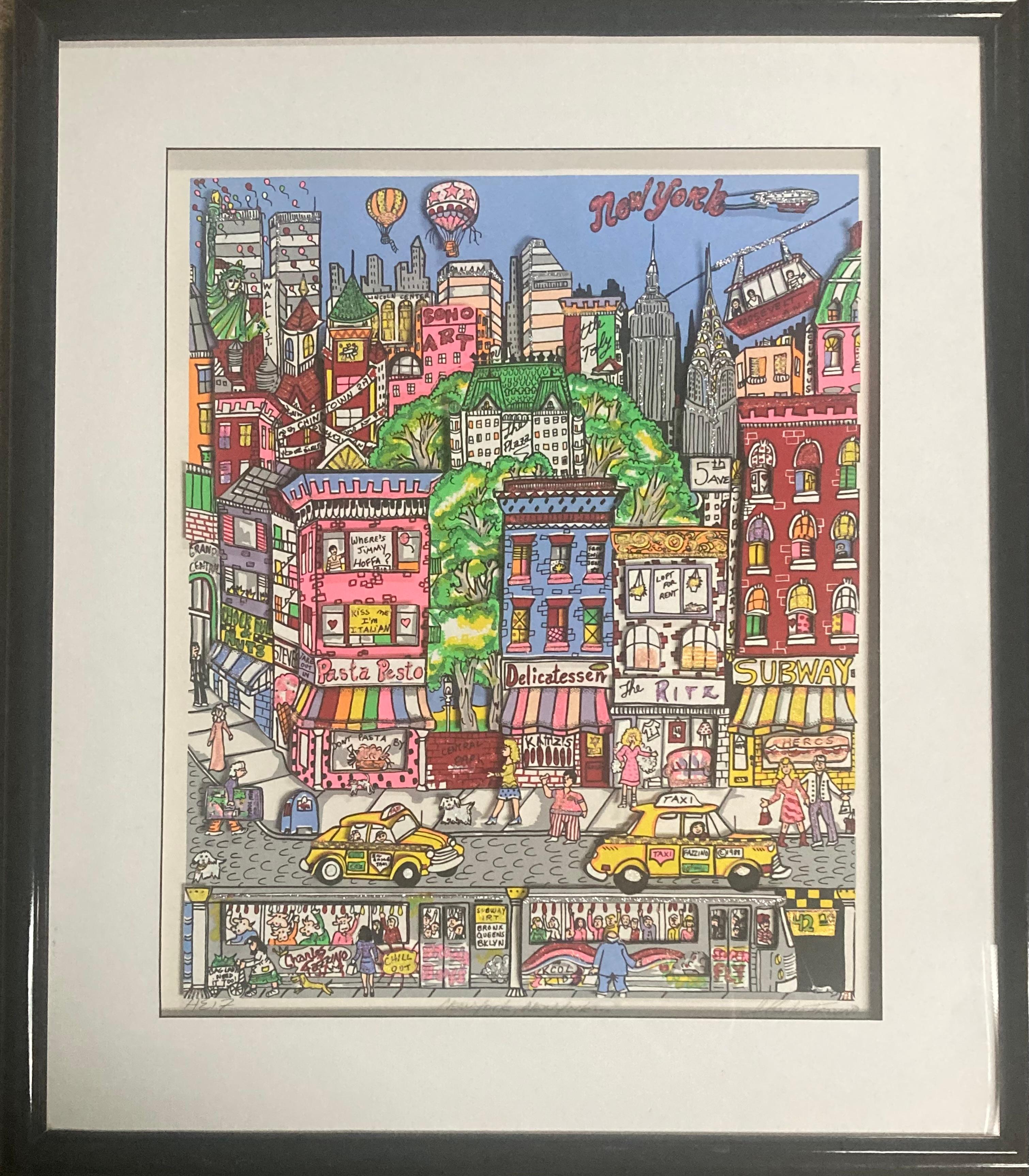 “New York, New York” - Print by Charles Fazzino