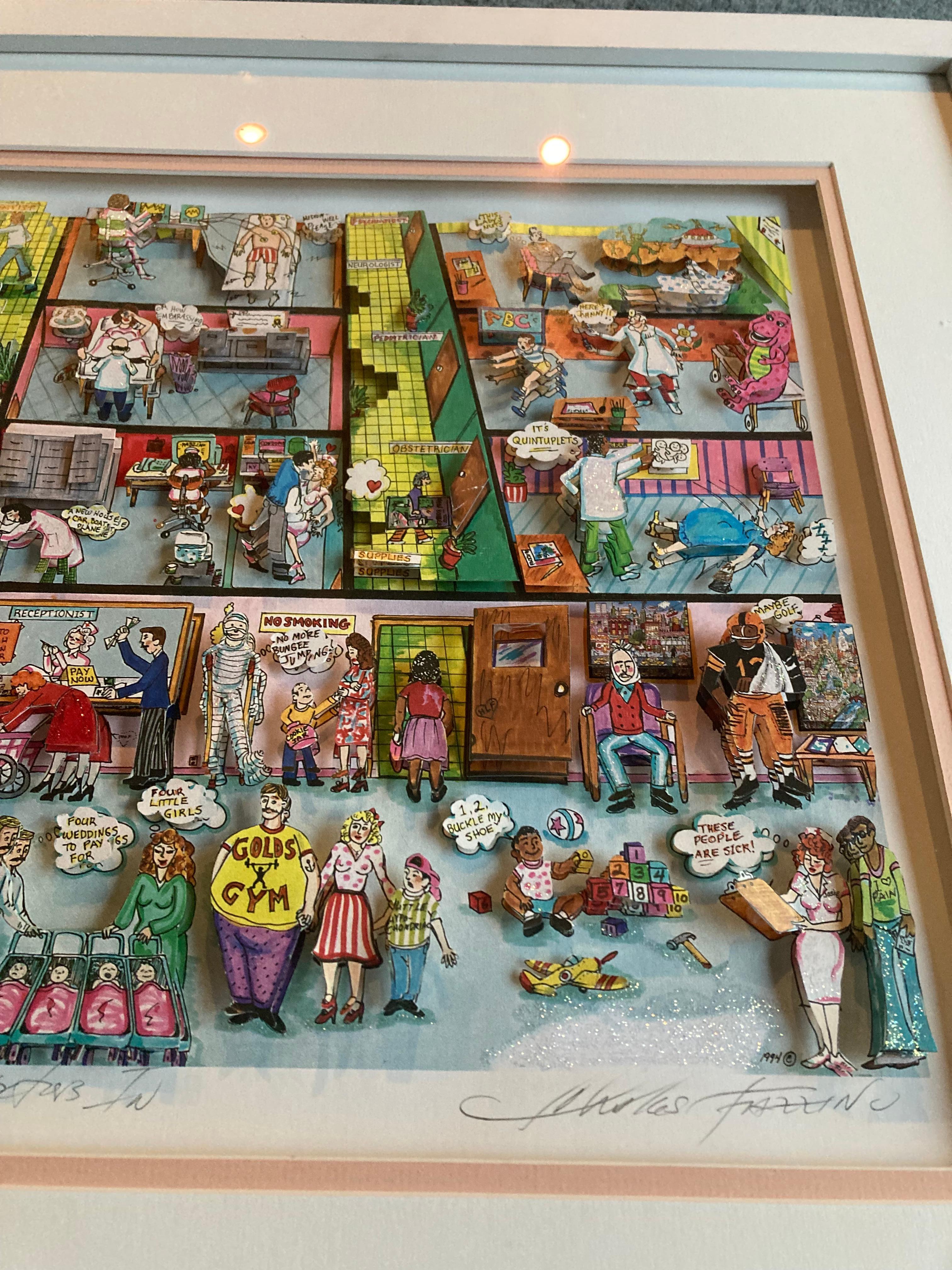 Charles Fazzino Lithographie en 3D
Signé et numéroté
En excellent état.
Mesures 23x19
Les acheteurs internationaux doivent prendre en charge les frais d'expédition 