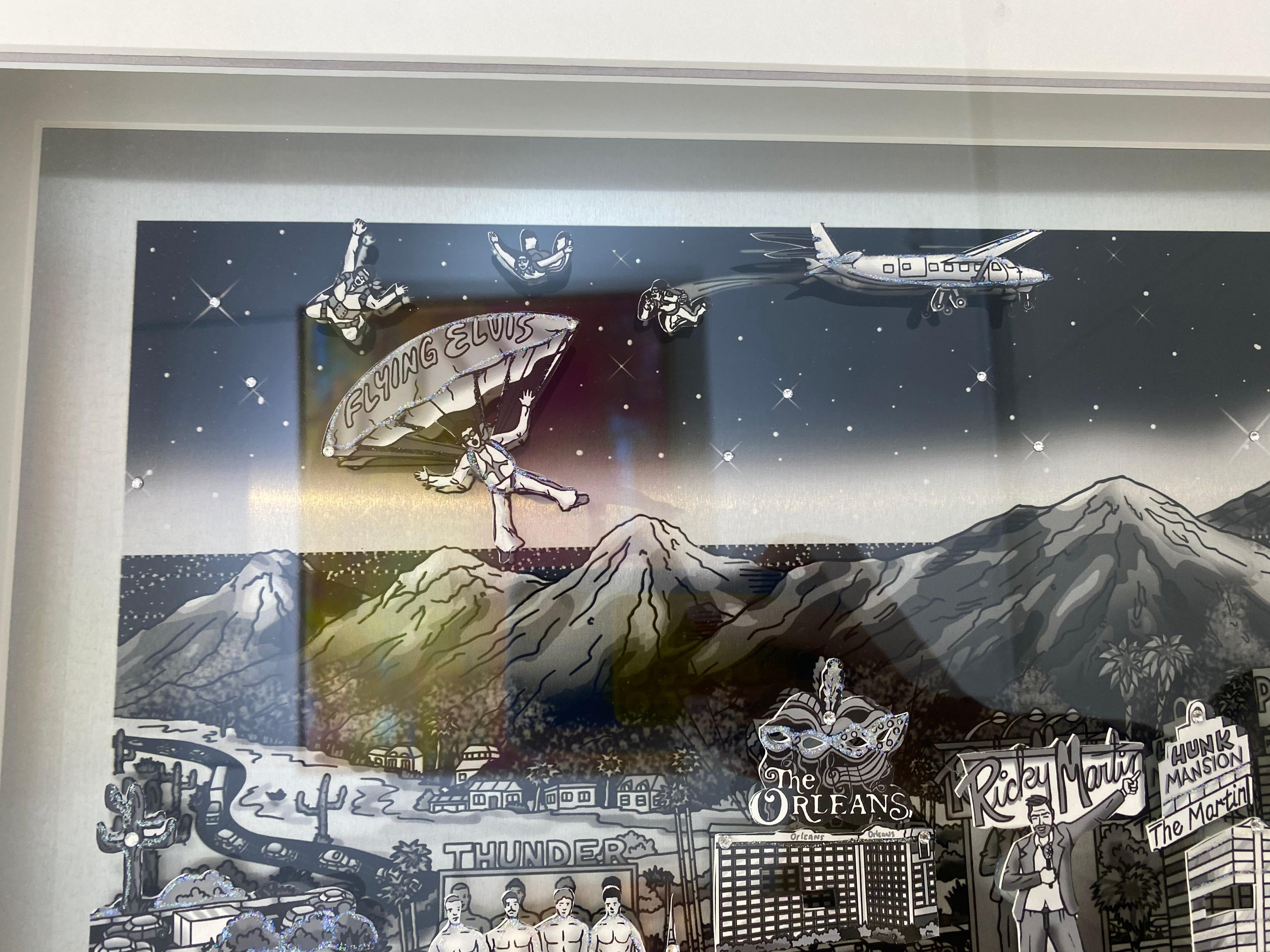 Mezzanotte a Vega - Sculpture Pop Art di Charles Fazzino