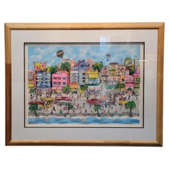 Charles Fazzino « South Beach », 1993