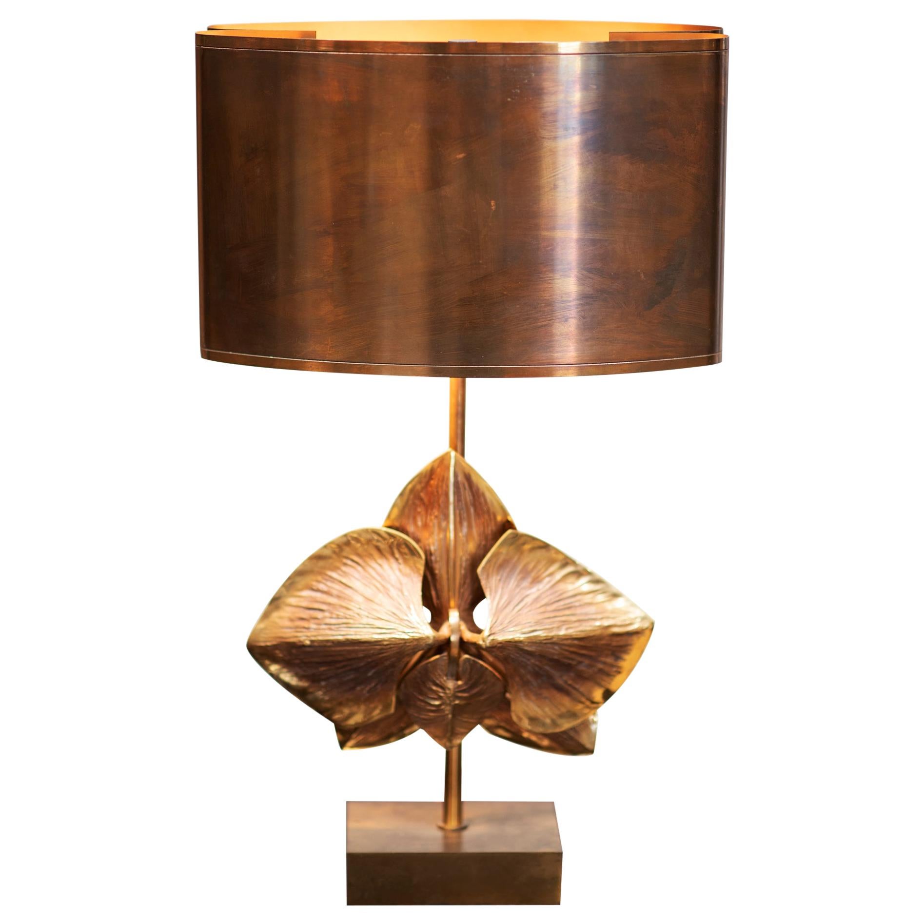 Charles and Fils Brass Table Lamp