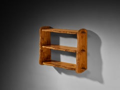 Charles Flandre Naturalistic Wall Mounted Shelf in Elm