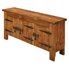 Buffet Charles Fr̩ en orme massif et fer forgé