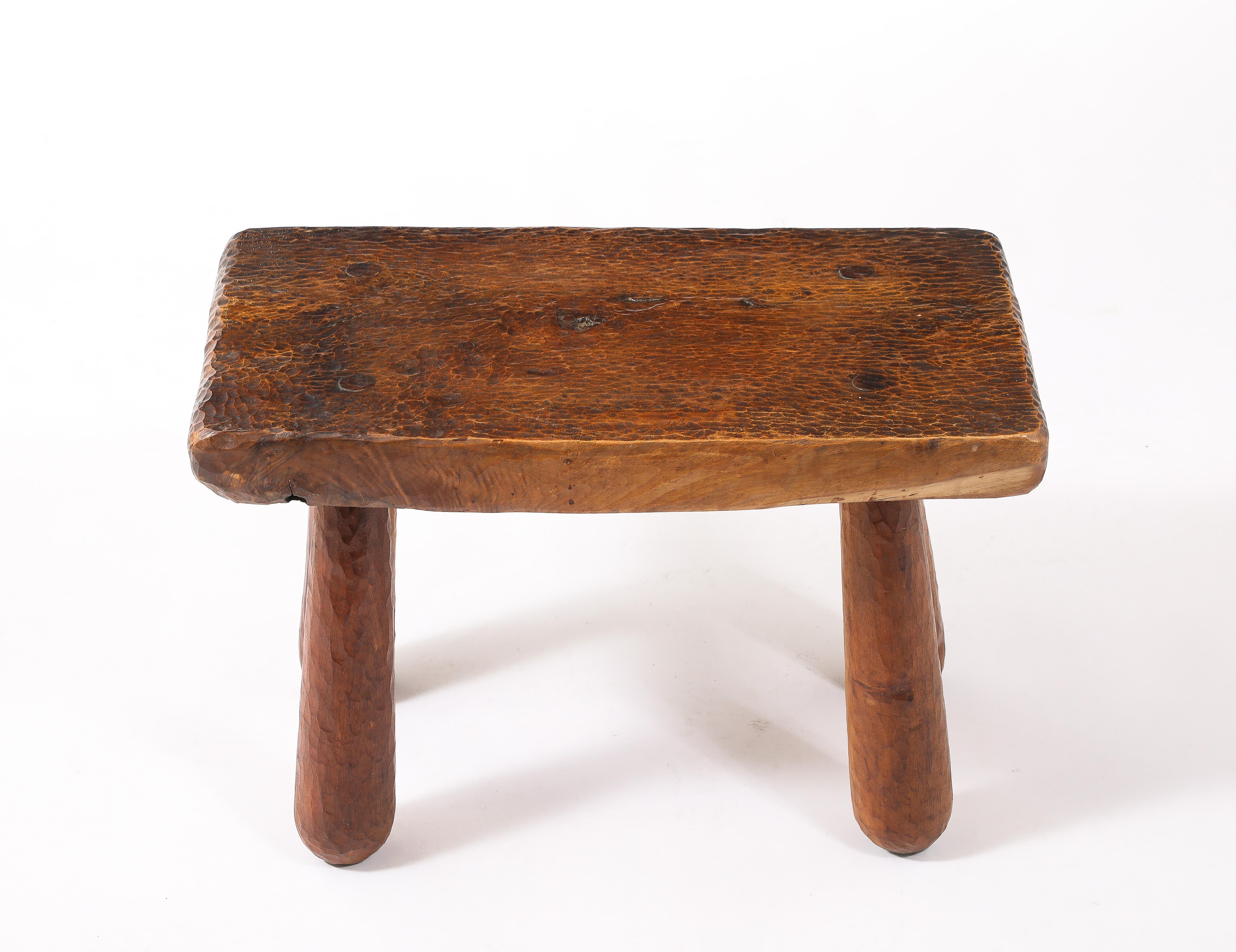 Mid-Century Modern Charles Flandres End Table, France 1940's For Sale