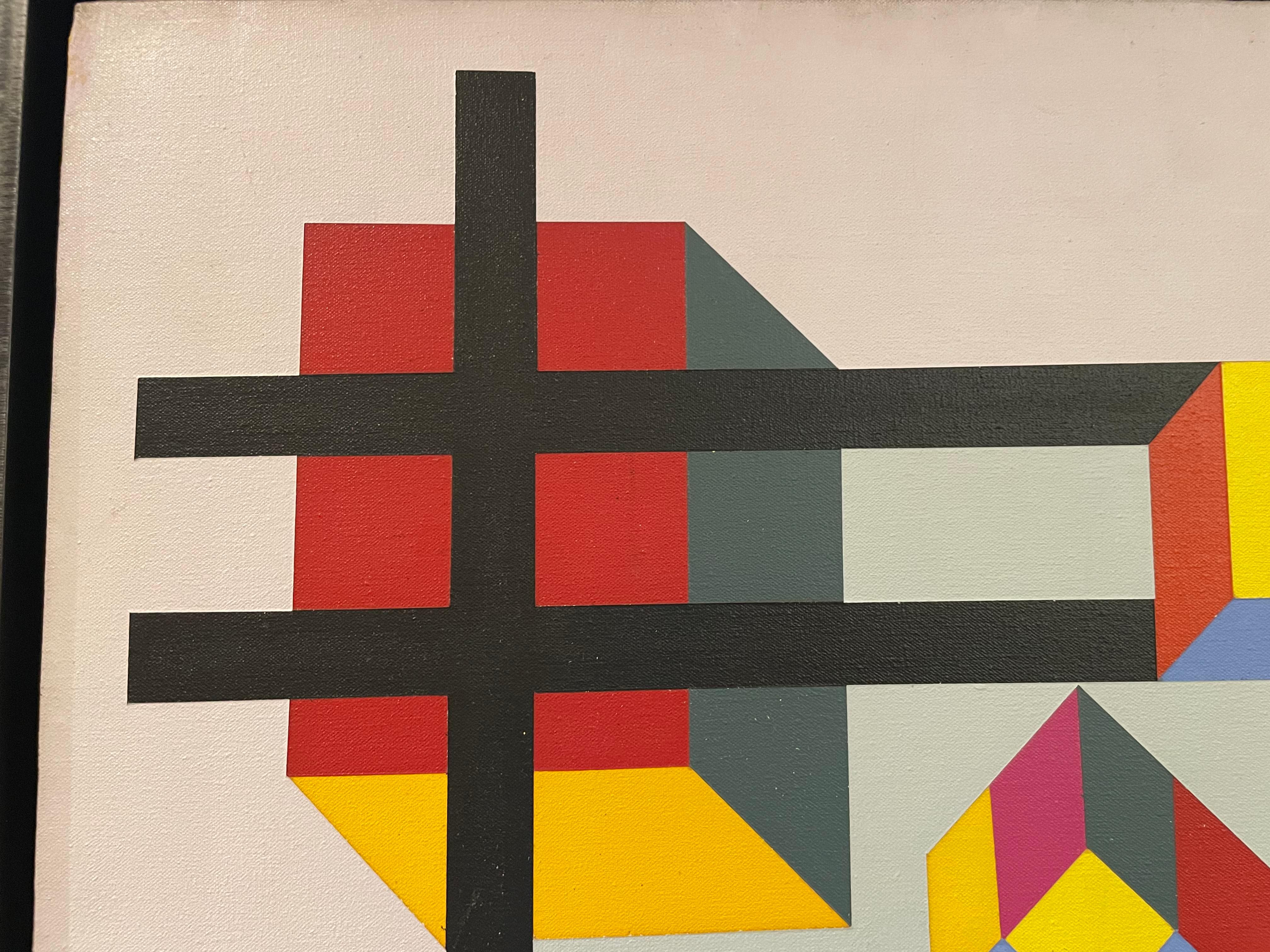 Composite #6, Abstract Geometric Shapes, Mid-20th Century For Sale 6