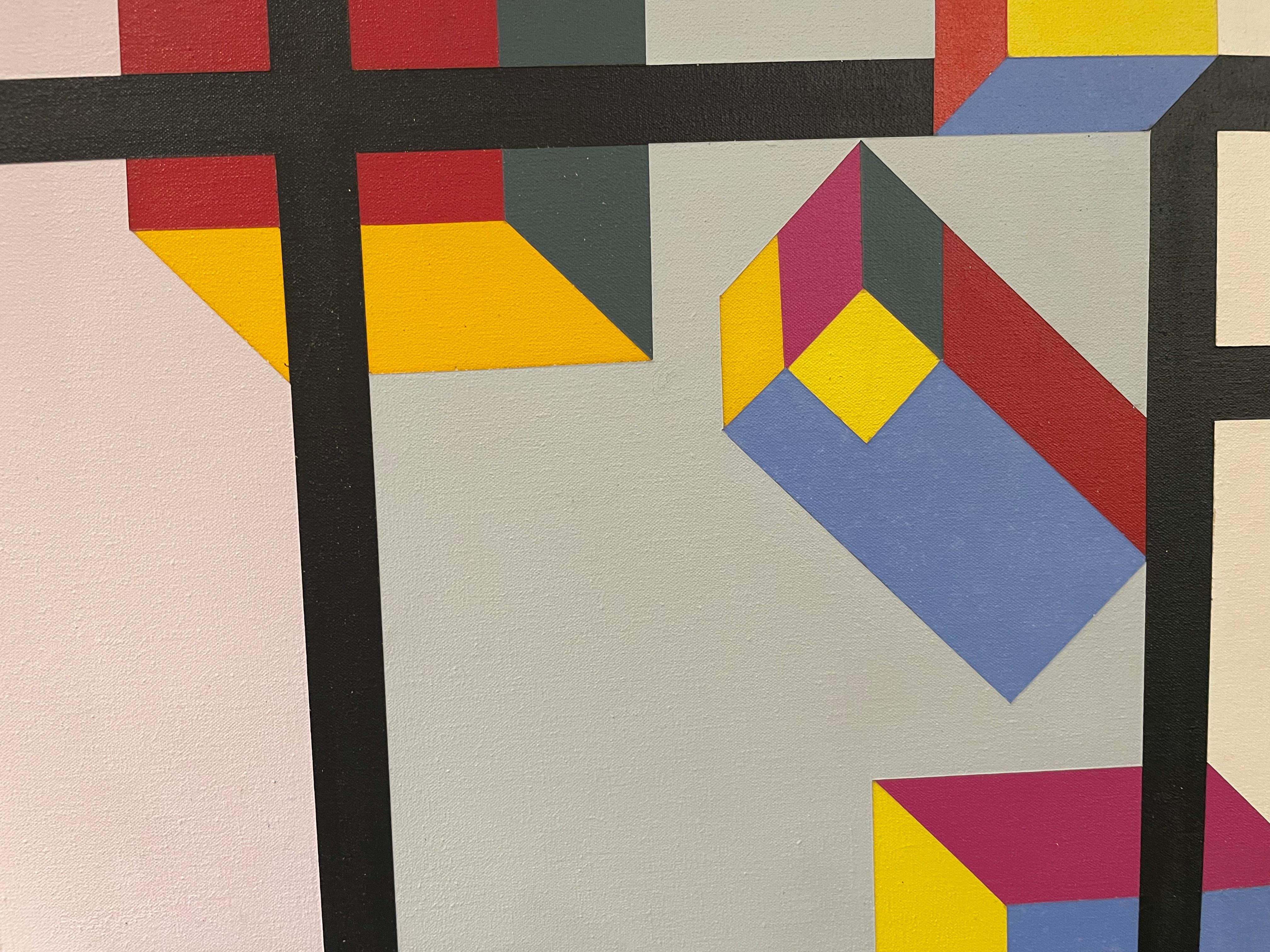 Composite #6, Abstract Geometric Shapes, Mid-20th Century For Sale 7