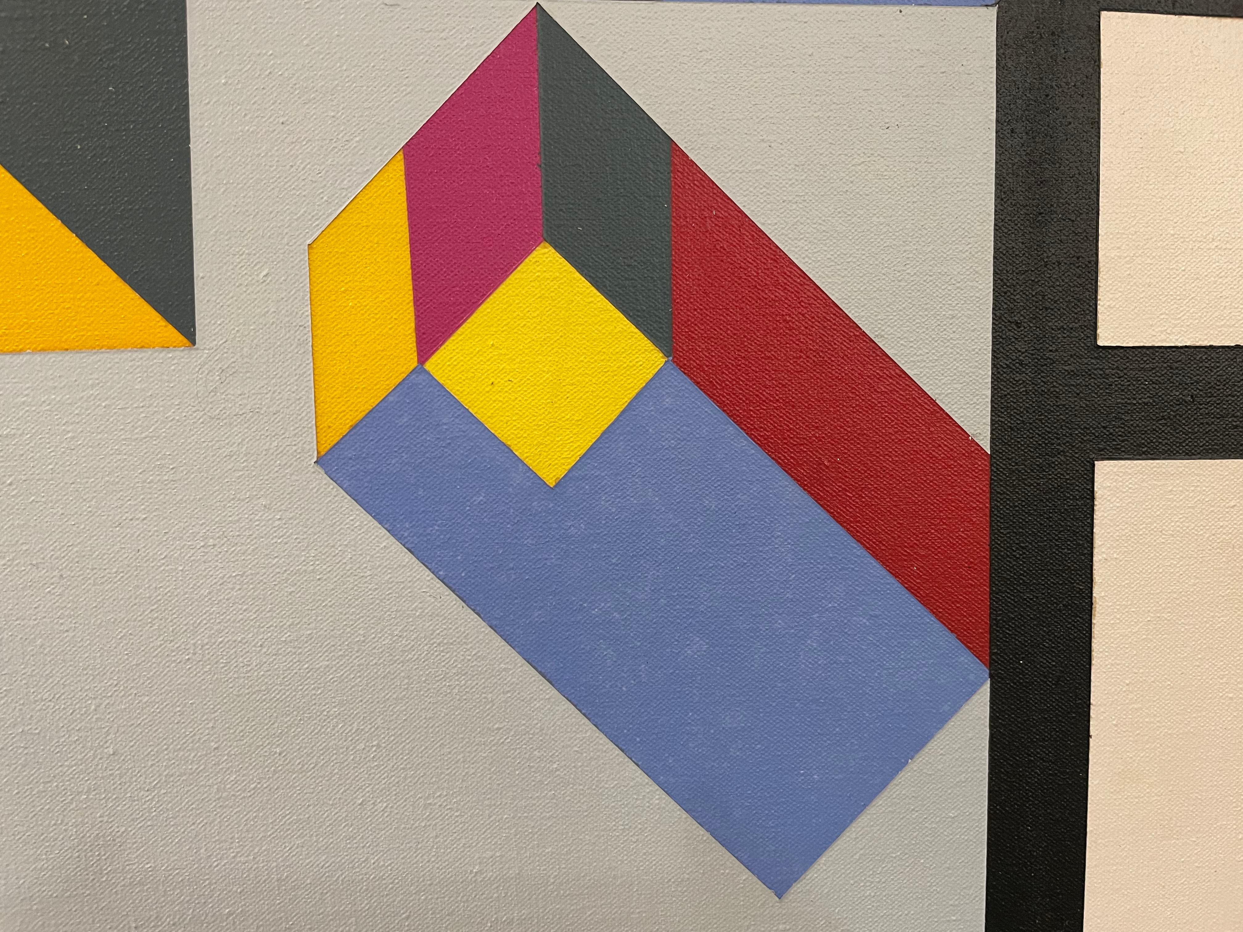 Composite #6, Abstract Geometric Shapes, Mid-20th Century For Sale 3